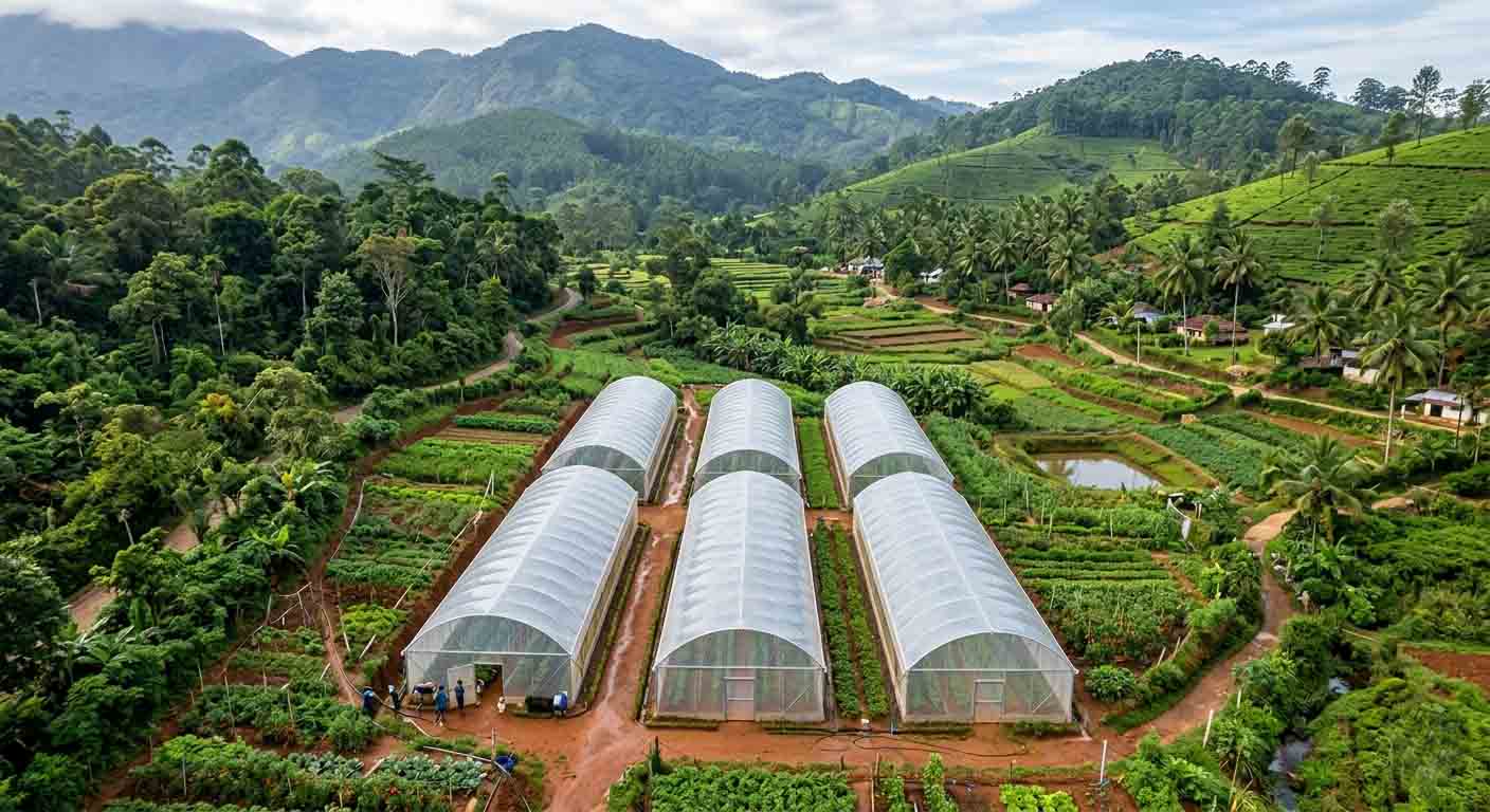 Modern greenhouse farming